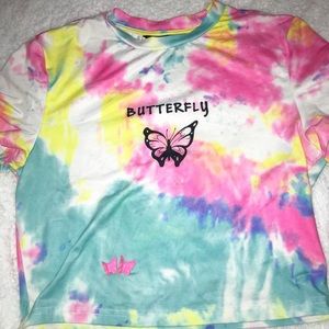 Tie dye crop top
